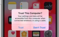 无法将照片从iPhone下载到Mac可能是信任问题