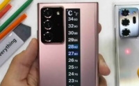 实时比较显示GalaxyNote20Ultra的设计不佳