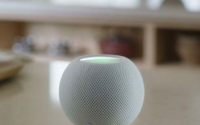苹果公司去年11月推出的HomePodmini智能音箱