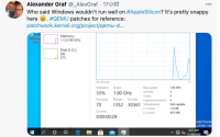 开发者AlexanderGraf成功在一台M1Mac 
