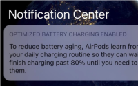 苹果的iOS14为AirPods添加了一个Optimized BatteryCharging