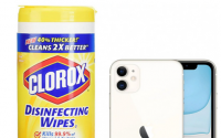 苹果公司更新了其网站上的说明称可以用消毒湿巾来清洗iPhone和其他苹果产品