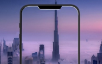 这款手机采用了和iPhoneXS系列相同的刘海屏设计
