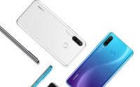 华为nova4e正面使用6.15英寸水滴屏前置3200万像素镜头