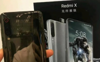 RedmiX屏幕为双曲面真全面屏背部竖置三摄
