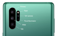 三星Note10与三星Note10Pro正面都采用屏下单摄像头方案