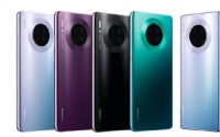 华为Mate30采用平面刘海屏设计Mate30Pro采用了瀑布屏设计