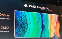 华为Mate30Pro首次采用了18.4:9的6.53英寸环幕屏