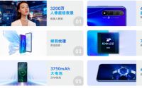 荣耀20S正面采用一块6.26英寸魅眼屏屏占比超高