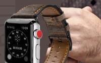 Top4cus通常在亚马逊上以13.99美元的价格出售皮革AppleWatch表带