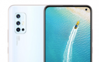 vivoV17采用了时下主流的挖孔全面屏设计正面是一块6.44英寸FHD+分辨率的屏幕