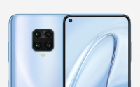 RedmiNote9系列后置矩形四摄像头采用曲面机身设计