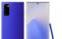 三星GalaxyNote20的渲染图中可以看到该机采用曲面屏设计