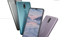 诺基亚2.4手机正面是一块6.5英寸的HD显示屏分辨率是1600×720