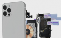 iPhone12Pro的主板采用L形双层主板设计并且搭载了苹果A14芯片
