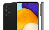 三星GalaxyA525G采用了一块挖孔全面屏机身的边框控制的很不错