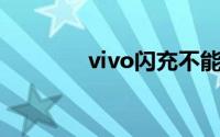 vivo闪充不能闪充了怎么办