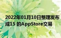 2022年01月10日整理发布：发行商向苹果要求与亚马逊达成15 的AppStore交易
