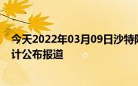 今天2022年03月09日沙特阿拉伯疫情最新消息数据情况统计公布报道