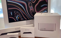 MacStudio和StudioDisplay各个角度的Apple最新设备