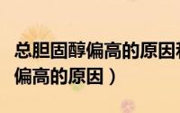 总胆固醇偏高的原因和危害是什么（总胆固醇偏高的原因）