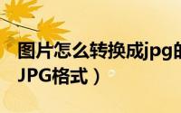 图片怎么转换成jpg的图片（图片怎么转换成JPG格式）