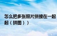 怎么把多张照片拼接在一起（手机如何将多张照片拼接在一起（拼图））