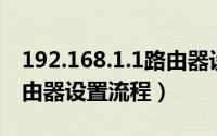 192.168.1.1路由器设置4g（192.168.1.1路由器设置流程）