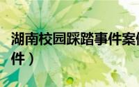 湖南校园踩踏事件案例分析（湖南校园踩踏事件）