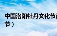 中国洛阳牡丹文化节直播（中国洛阳牡丹文化节）