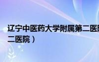 辽宁中医药大学附属第二医院地址（辽宁中医药大学附属第二医院）