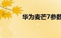 华为麦芒7参数（华为麦芒7）