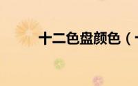 十二色盘颜色（十二秘色调色盘）