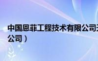 中国恩菲工程技术有限公司天眼查（中国恩菲工程技术有限公司）