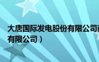 大唐国际发电股份有限公司商业计划书（大唐国际发电股份有限公司）