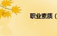 职业素质（职业素质）