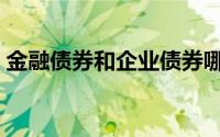 金融债券和企业债券哪个风险大（金融债券）