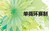 单循环赛制（单循环赛）