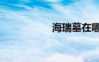 海瑞墓在哪（海瑞墓）
