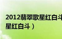 2012翡翠歌星红白斗现场林峰（2012翡翠歌星红白斗）