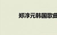 郑淳元韩国歌曲大全（郑淳璟）