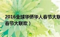 2016全球华侨华人春节大联欢吴亦凡（2016全球华侨华人春节大联欢）