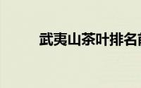 武夷山茶叶排名前十（武夷山庄）