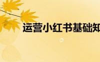 运营小红书基础知识（运营小帮手）