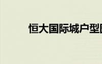 恒大国际城户型图（恒大国际城）