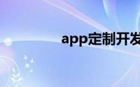 app定制开发（app定制）