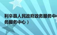 利辛县人民政府政务服务中心上班时间（利辛县人民政府政务服务中心）