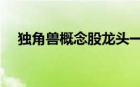 独角兽概念股龙头一览（独角兽概念股）