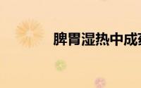 脾胃湿热中成药（脾胃湿热）