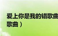 爱上你是我的错歌曲名字（爱上你是我的错 歌曲）